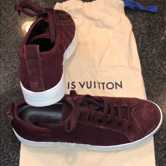 Louis Vuitton Burgundy Monogram Neoprene Suede - Picture 7 of 7